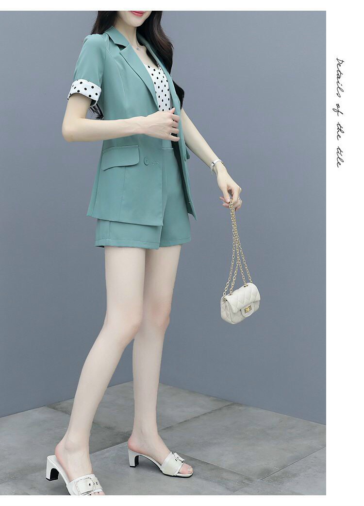 SET VEST SHORT PHỐI BI 3 MÓN CAO CẤP- VN70